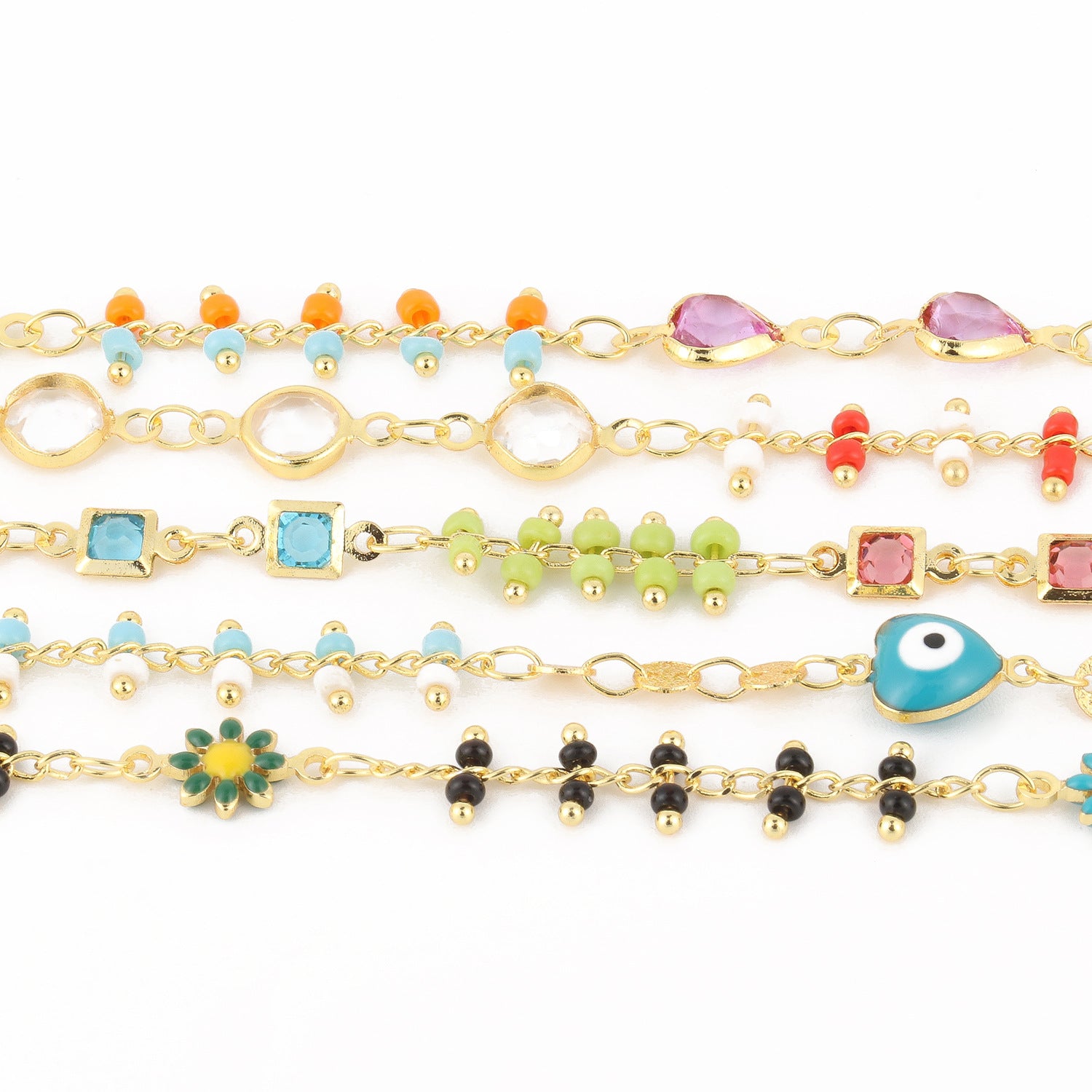 Wholesale Stainless Steel Semi-finished DIY Bracelet